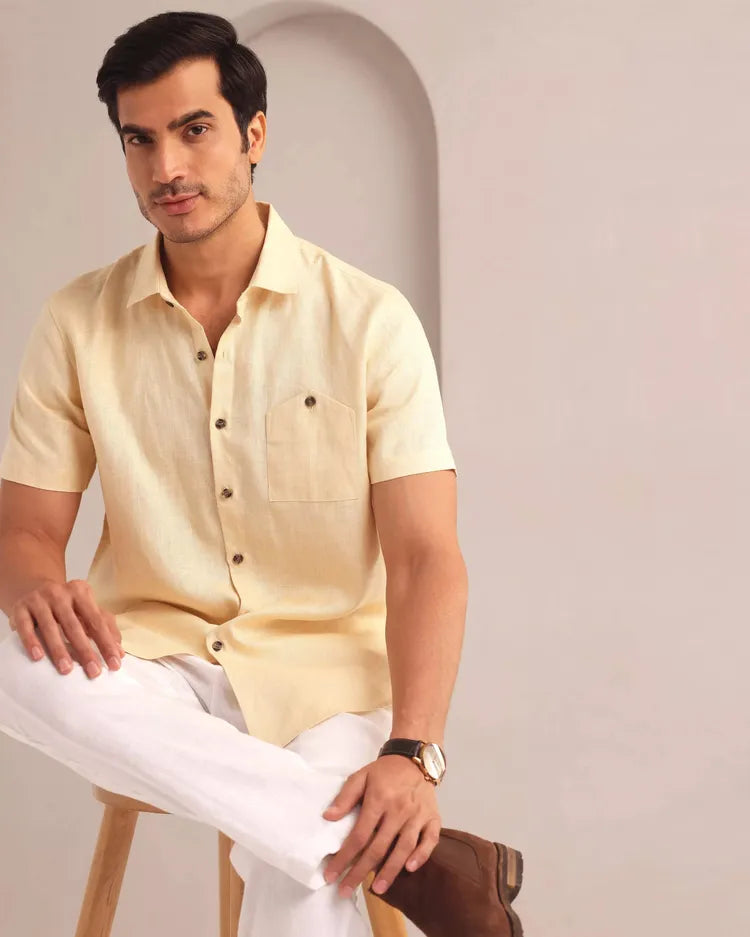 Set of 2: Burrow Half Sleeve Shirt and Cedar Pants