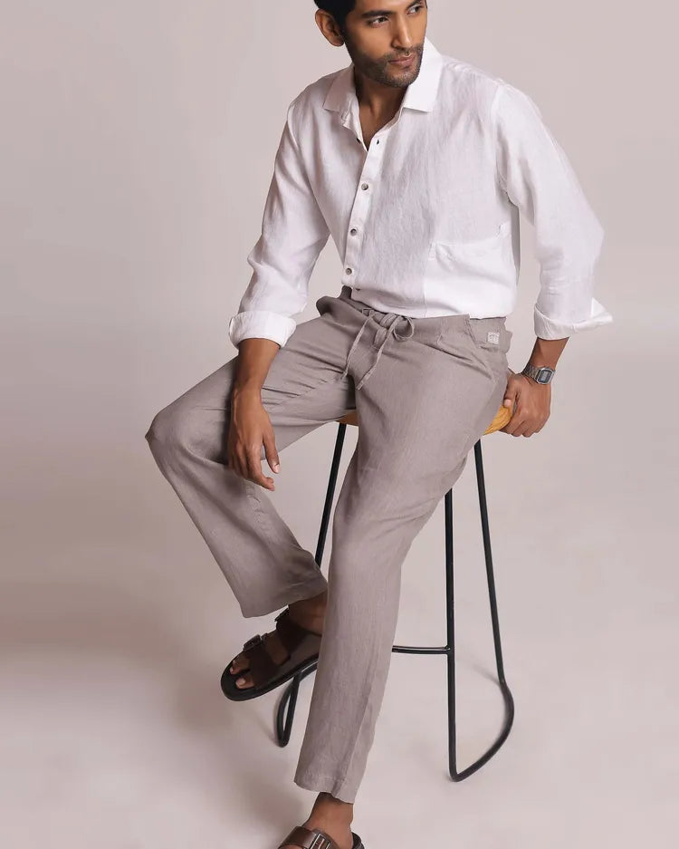 Set of 2: Ochre Shirt & Siesta Pants-Co-ords-set-29