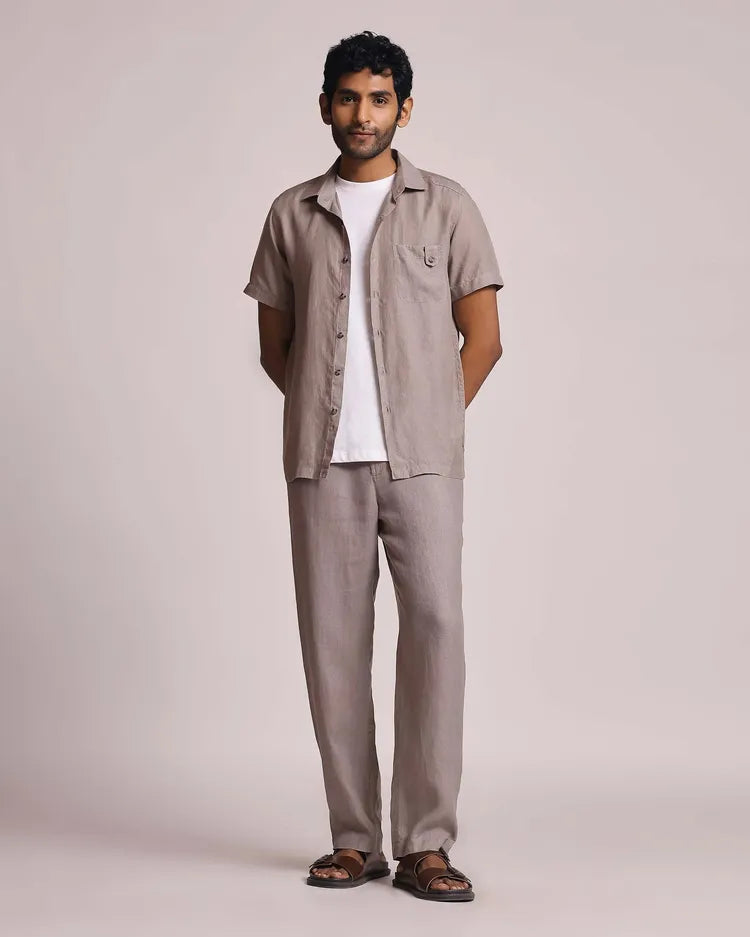 Set of 2: Ochre Shirt & Siesta Pants-Co-ords-set-29