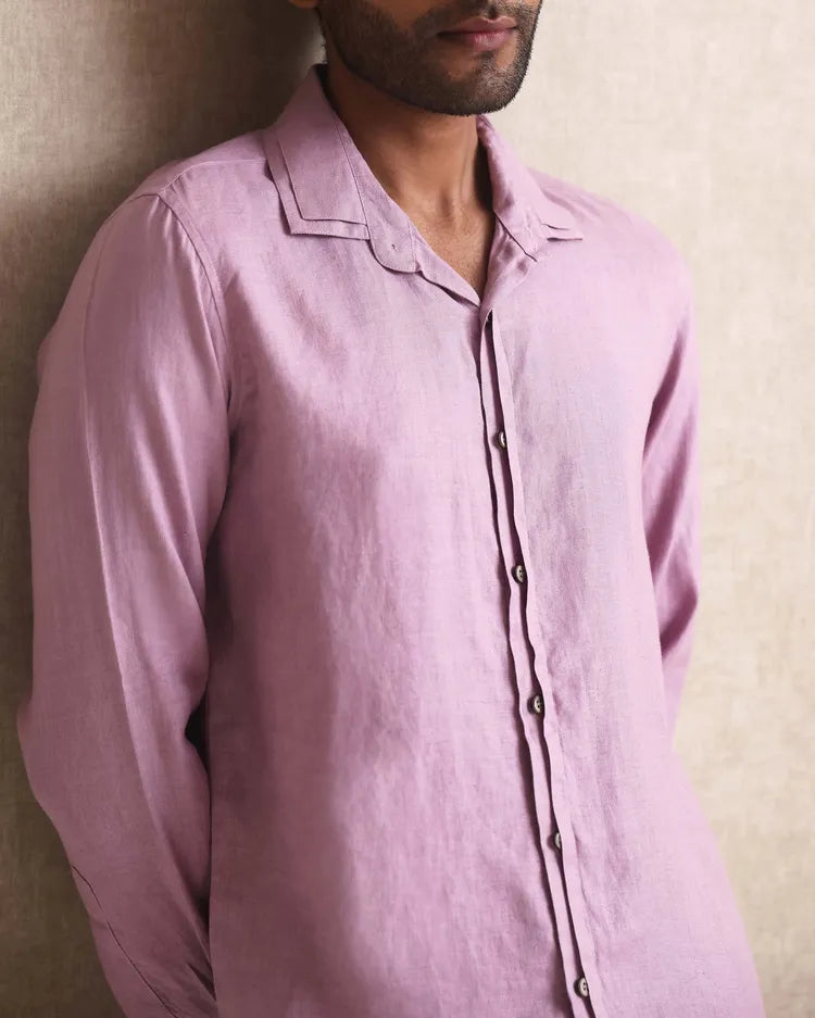 Set of 2: Marine Double Collar Shirt & Onyx Shorts-Co-ords-set-35