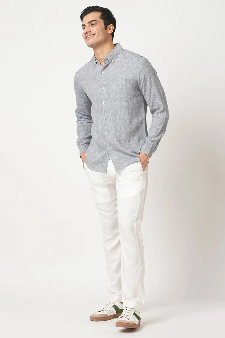 Set of 2: Velocity Button-Down Shirt & Cedar Tailored Pants-Co-ords-set-36