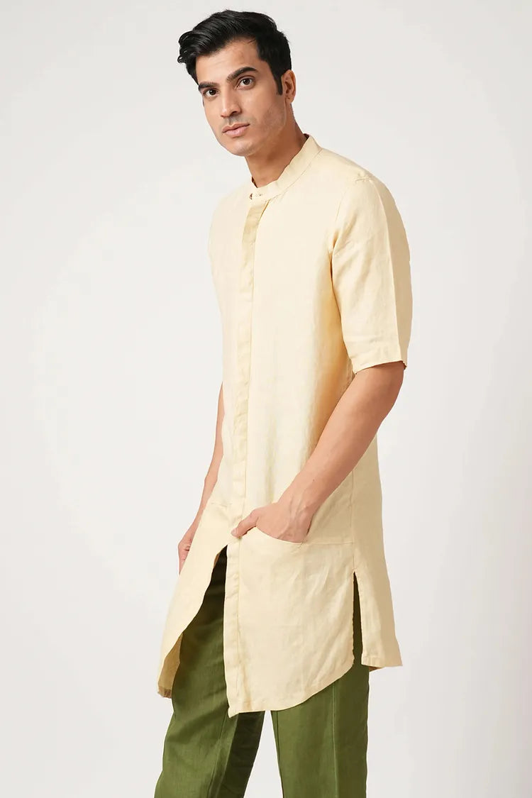 Set of 2 : Metamorphosis Kurta & Juniper Joggers-Co-ords-set-37