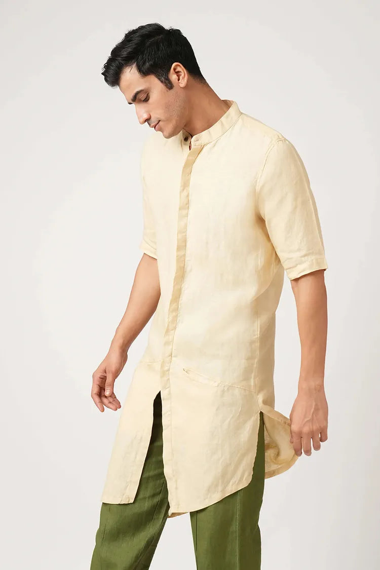 Set of 2 : Metamorphosis Kurta & Juniper Joggers-Co-ords-set-37