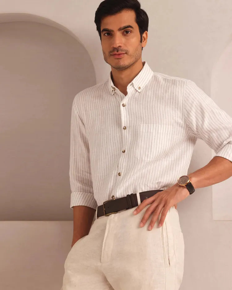 Set of 2: Velocity Buttondown Shirt and Cedar Pants-Co-ords-set-5