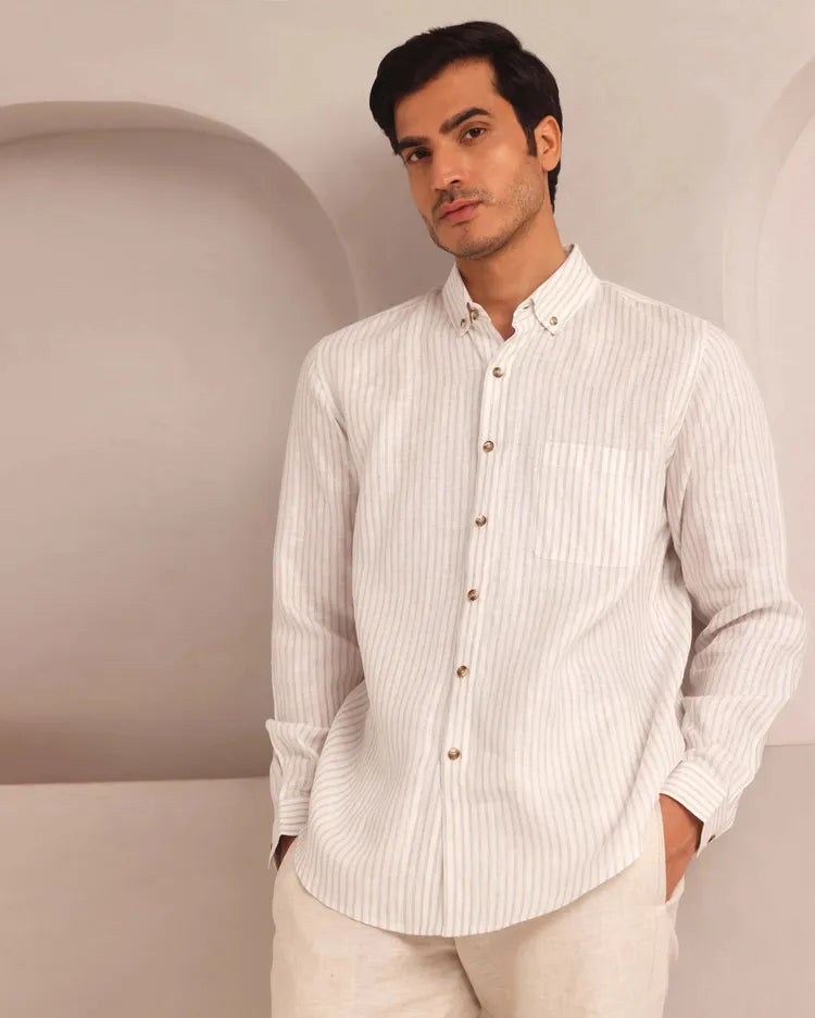 Set of 2: Velocity Buttondown Shirt and Cedar Pants