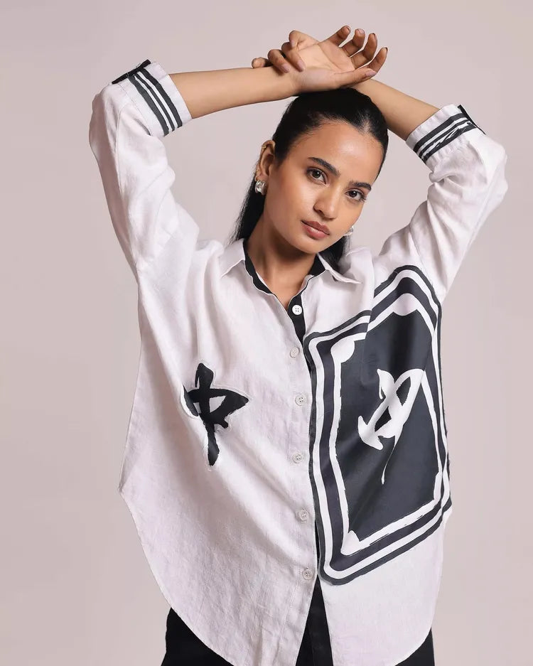 Set of 2: Mahjong Shirt & Marigold Pants