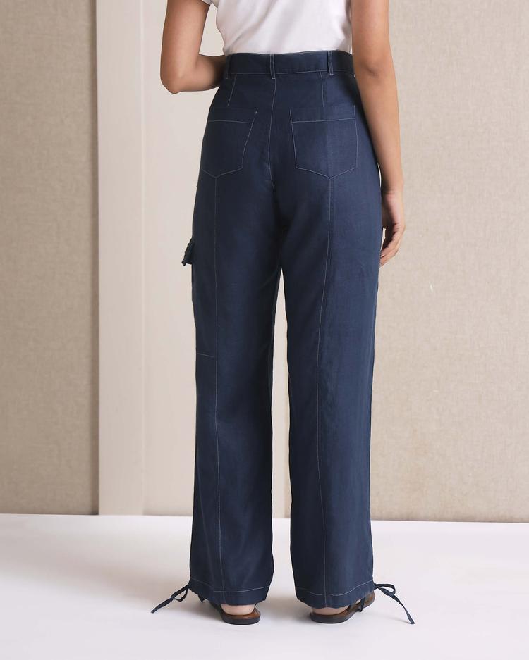 Set of 2: Coral ruffle shirt & Sienna Cargo Pants