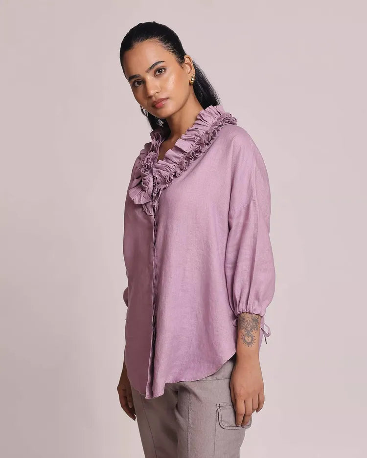 Set of 2: Coral Ruffle Shirt & Sienna Cargo Pants