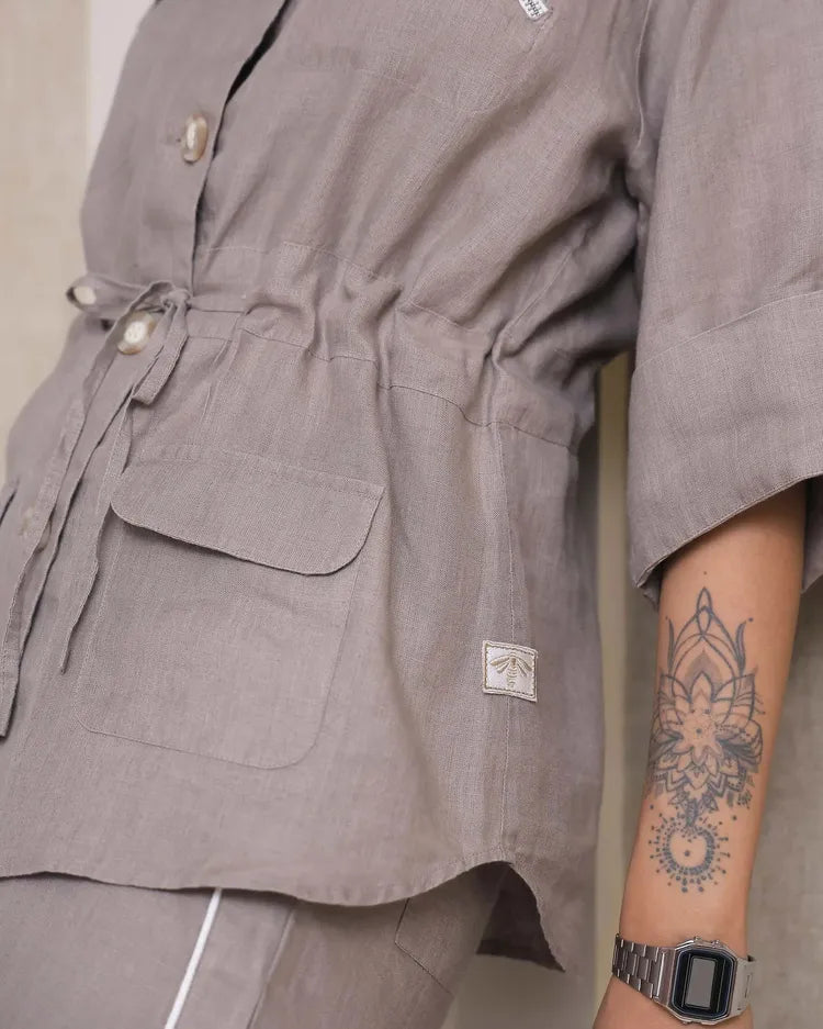 Set of 2 : Amber Jacket & Jasper Pants - Khaki