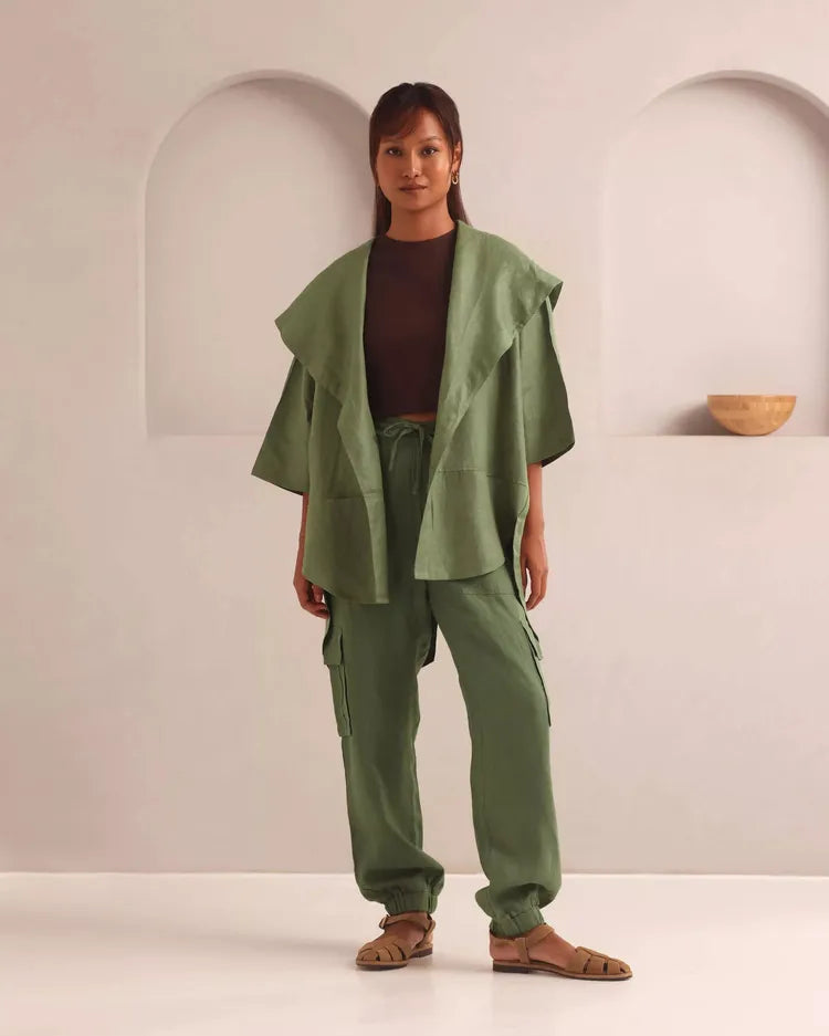 Set of 2 : Banyan Jacket & Savannah Cargo Pants - Olive