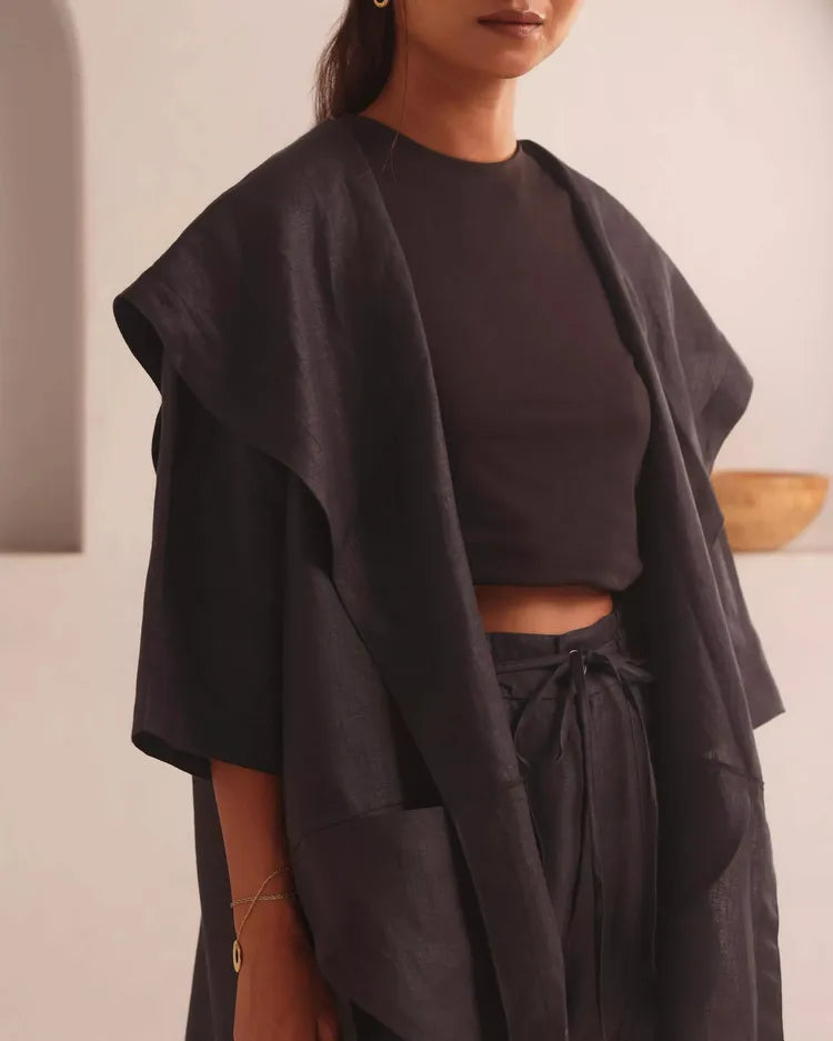 Set of 2 : Banyan Jacket & Savannah Cargo Pants - Black