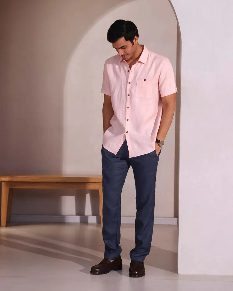 Set of 2: Burrow Half Sleeve Shirt and Cedar Pants