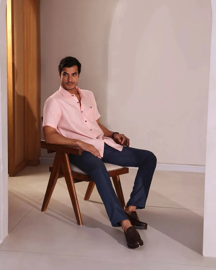 Set of 2: Burrow Half Sleeve Shirt and Cedar Pants