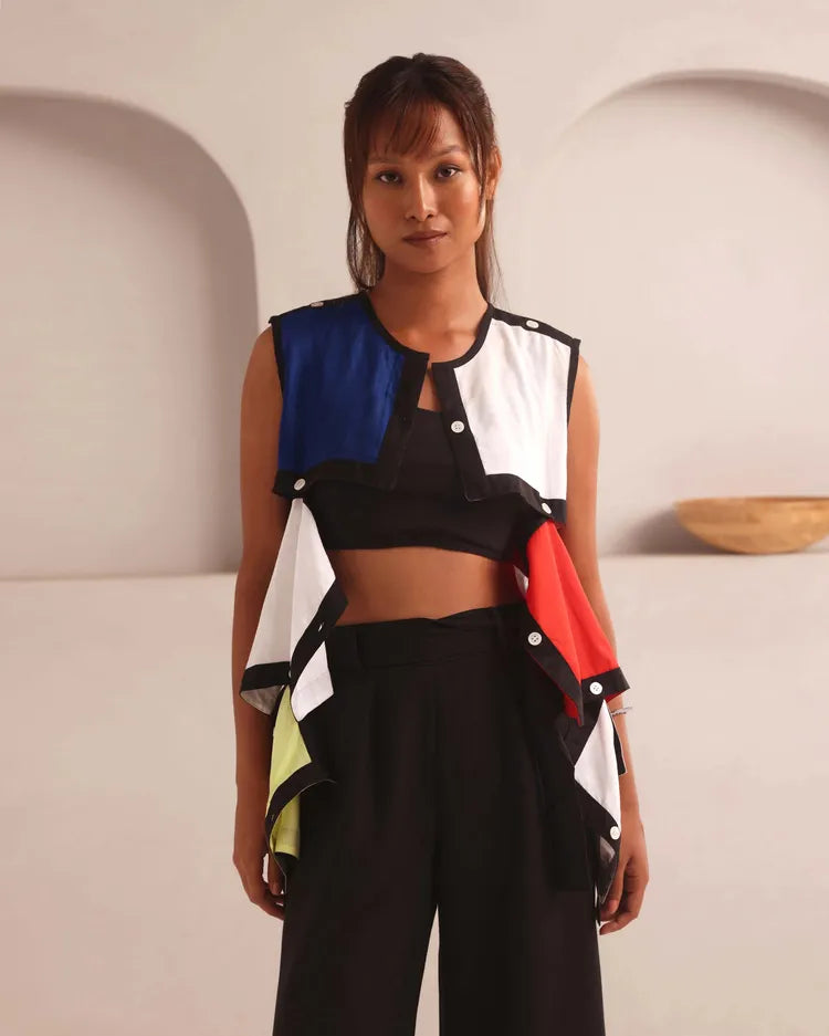 Set of 2 : Mondrian Jacket & Tranquil Flared Pants