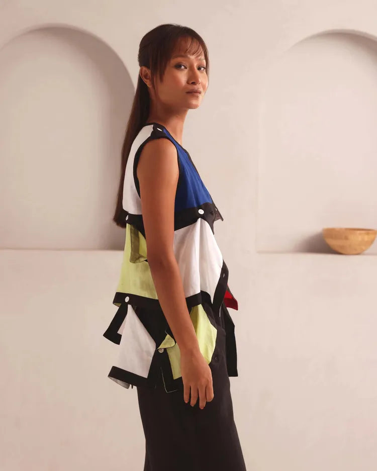 Set of 2 : Mondrian Jacket & Tranquil Flared Pants