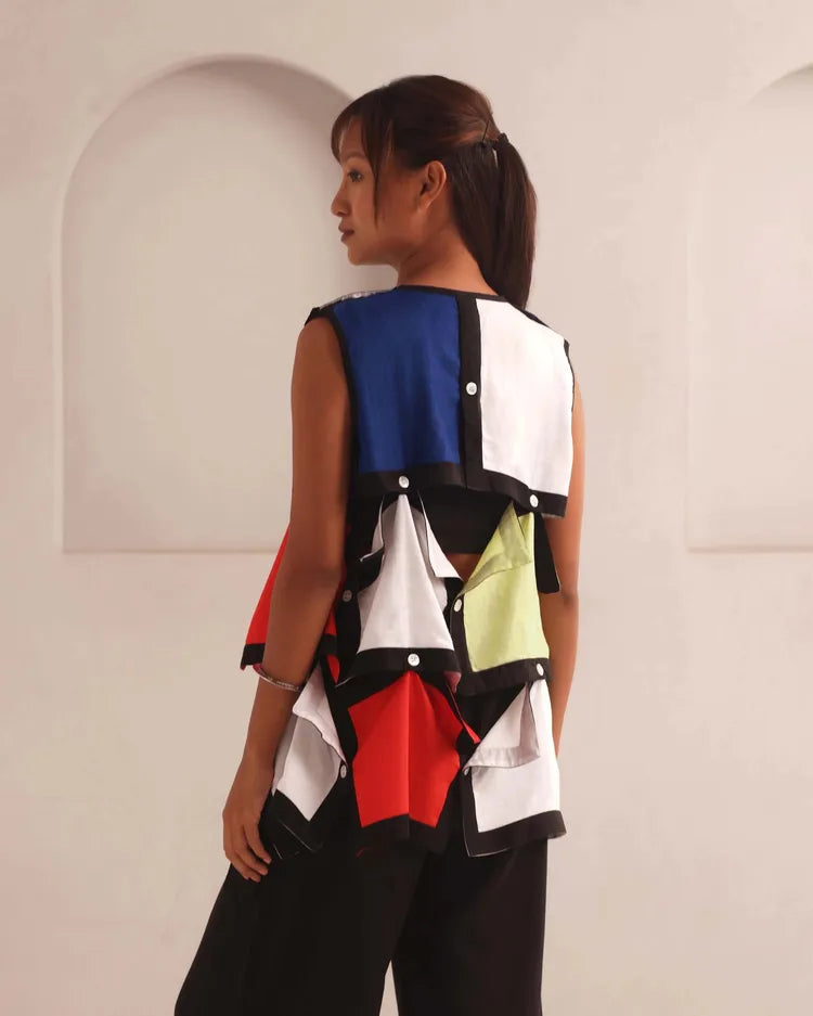 Set of 2 : Mondrian Jacket & Tranquil Flared Pants