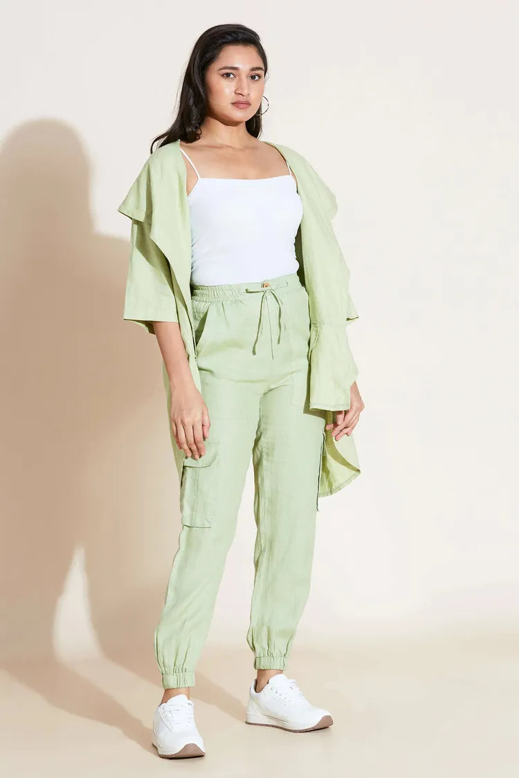 Set of 2 : Banyan Jacket & Savannah Cargo Pants - Sage