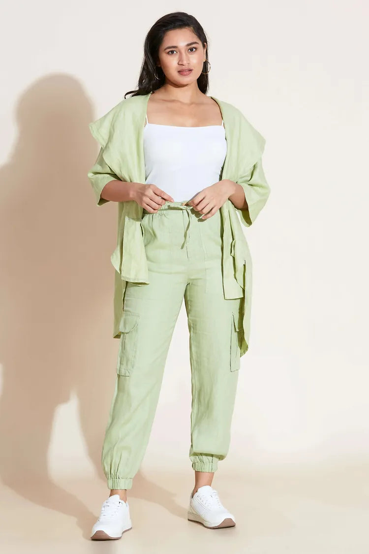 Set of 2 : Banyan Jacket & Savannah Cargo Pants - Sage