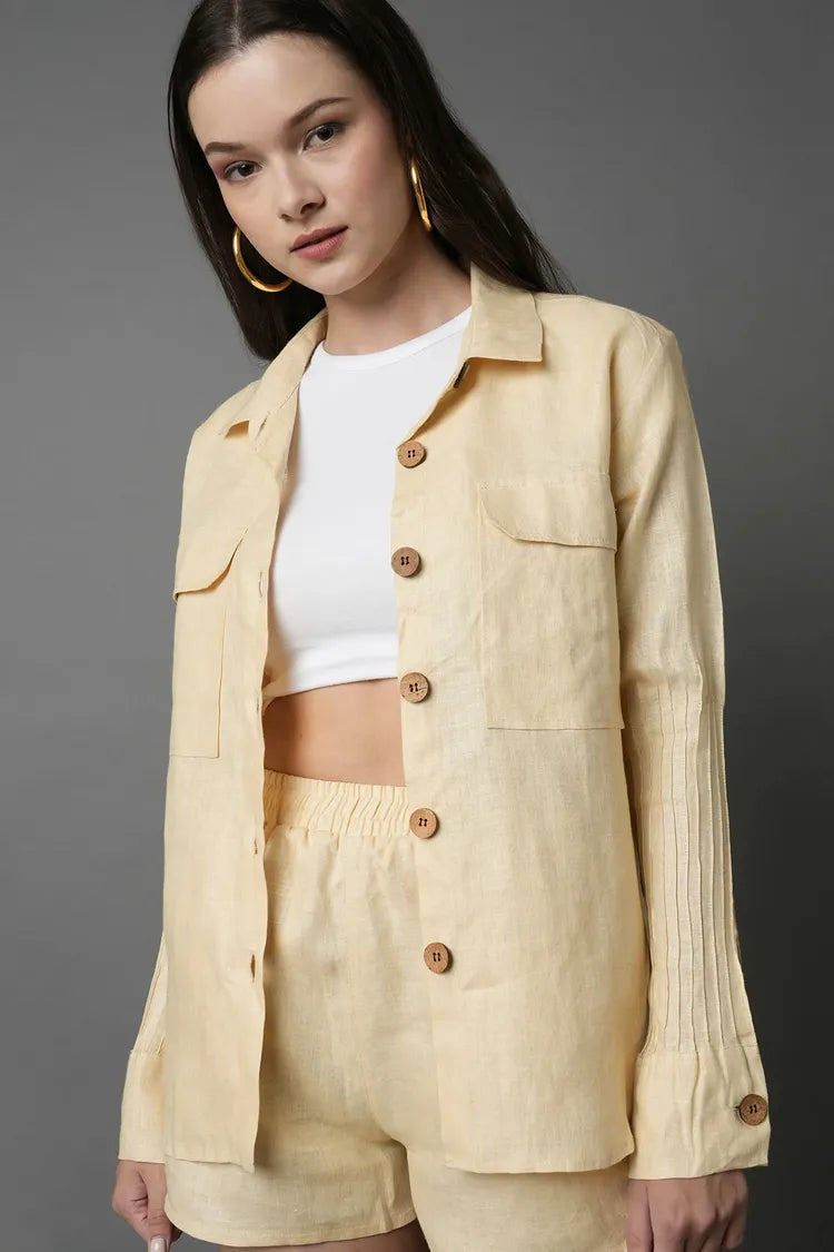 Set of 2 : Sublime Shirt & Floater Shorts - Beige