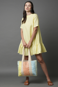 Reverie Tote/ Beach Bag - Pastel Colours