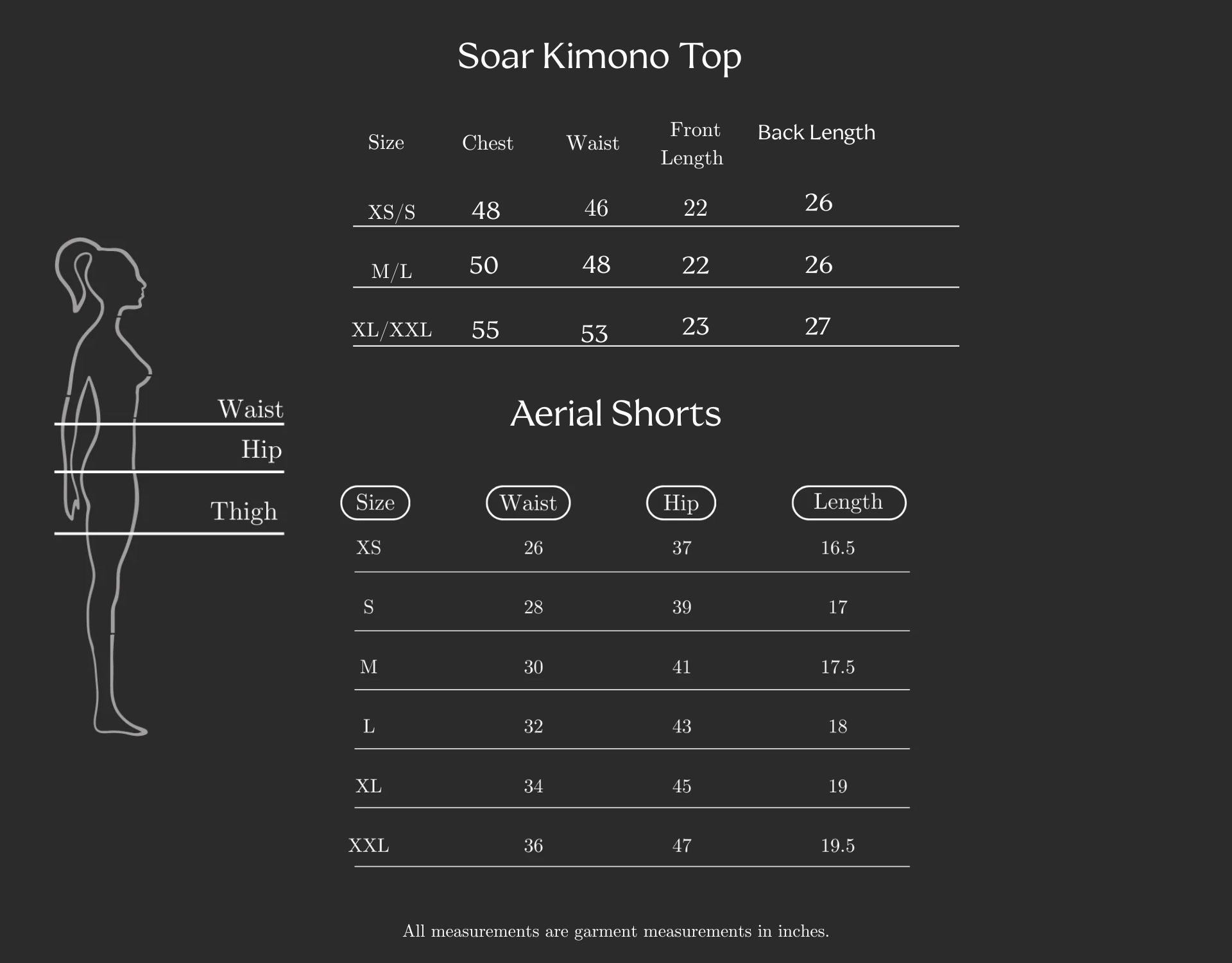 Size Chart (variant 8339768180928)