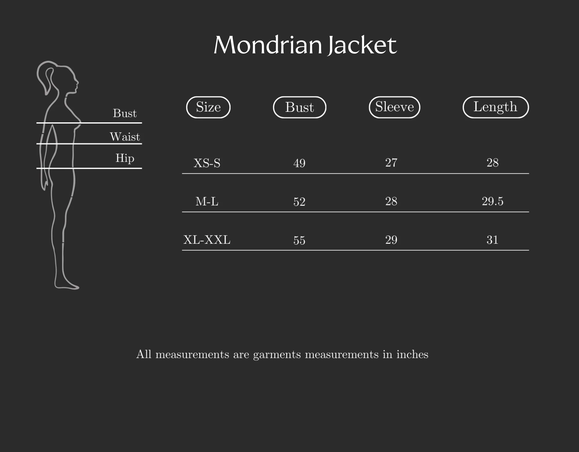 Size Chart (variant 8163835773120)