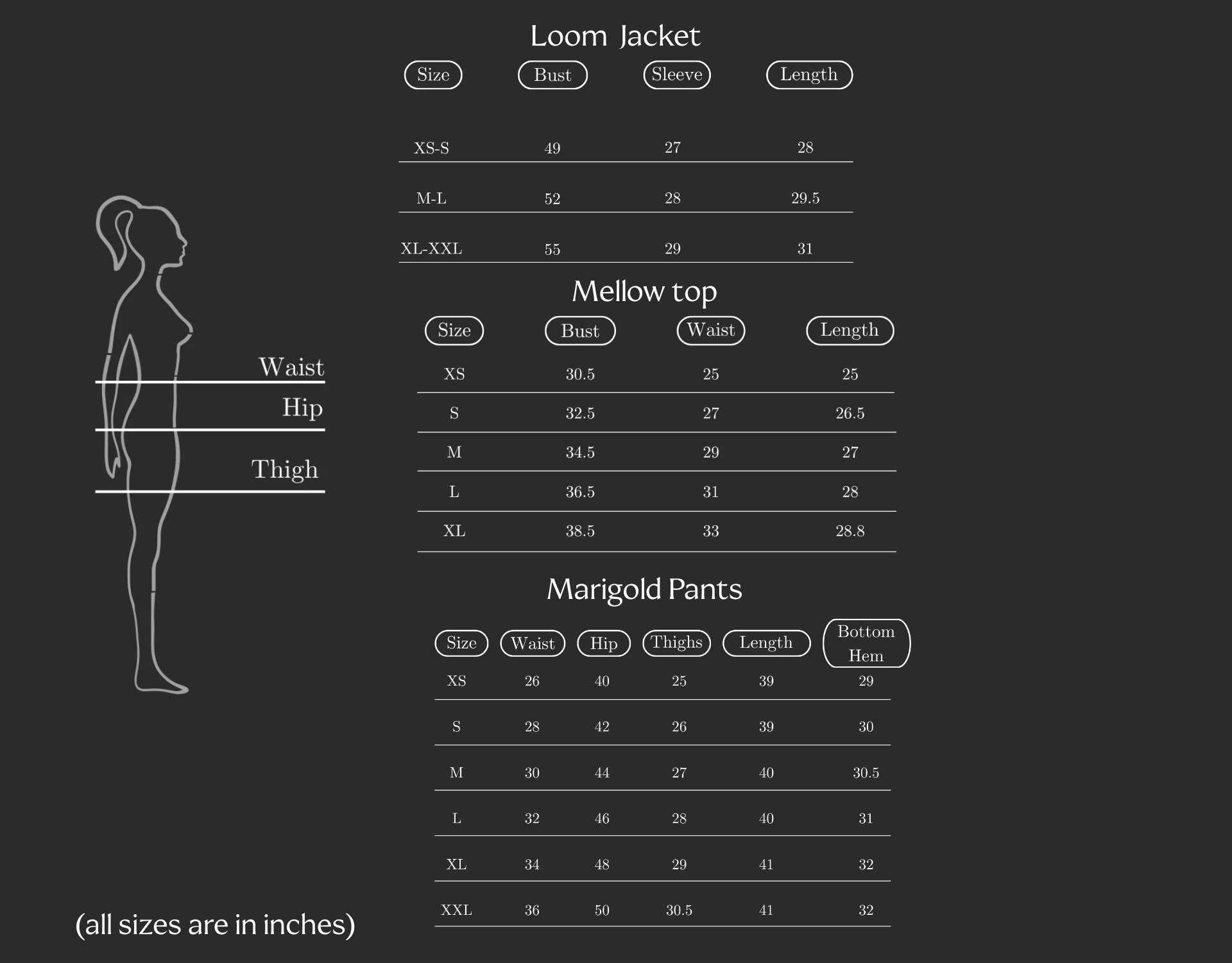 Size Chart (variant 8341496004800)
