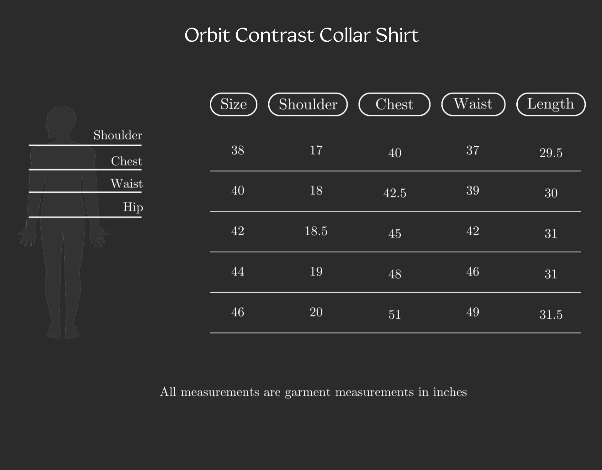 Size Chart (variant 7569528619200)
