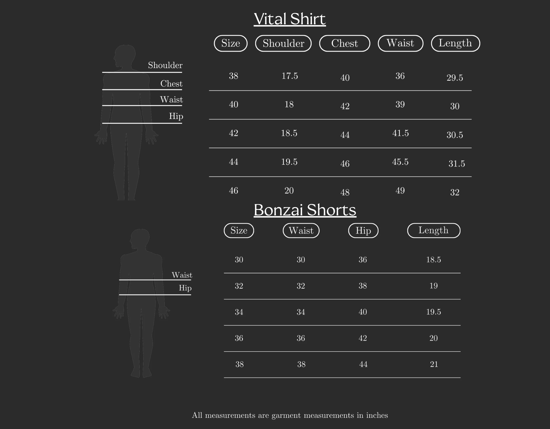 Size Chart (variant 8351654805696)