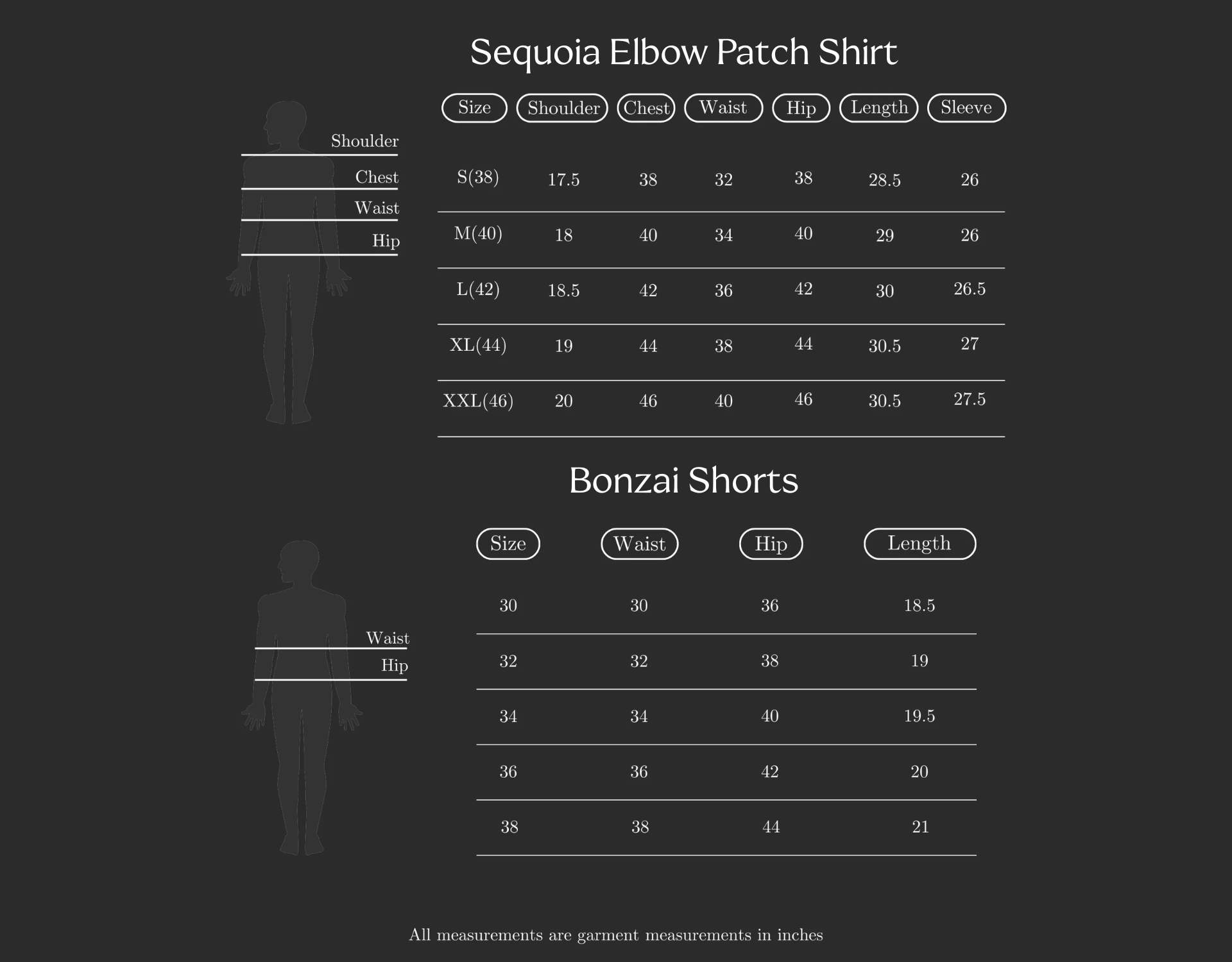 Size Chart (variant 8351606112448)