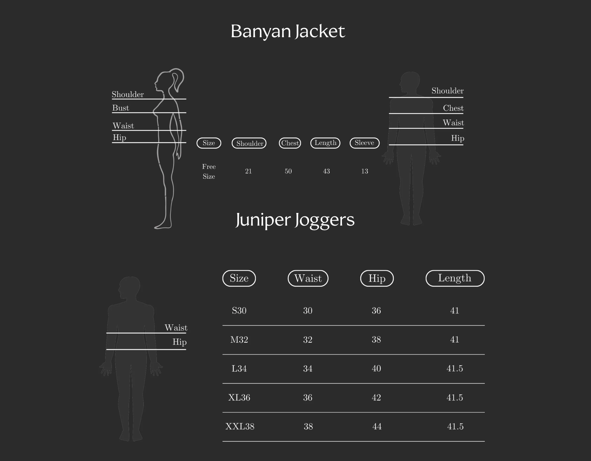 Size Chart (variant 8349582196928)