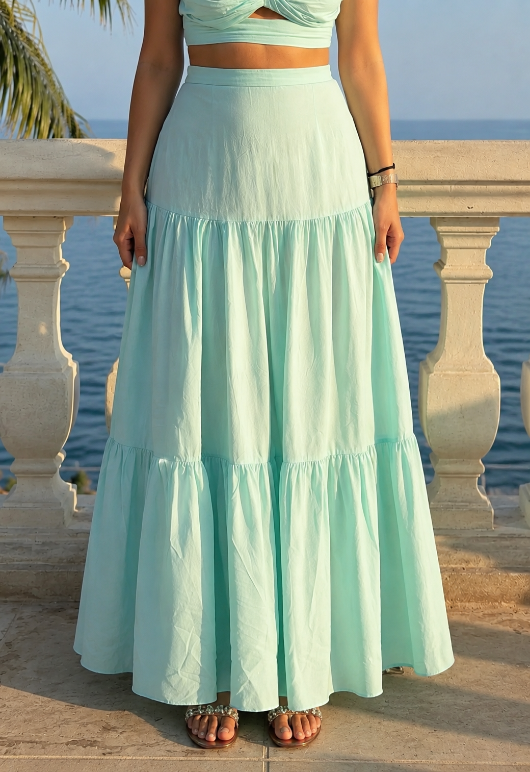 Set of 2: Sky Blue Luna Co-ord Set