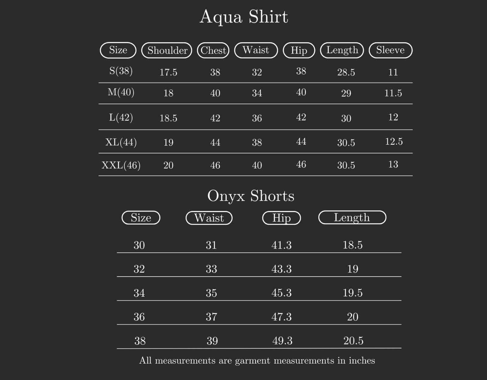 Size Chart (variant 8348719513792)