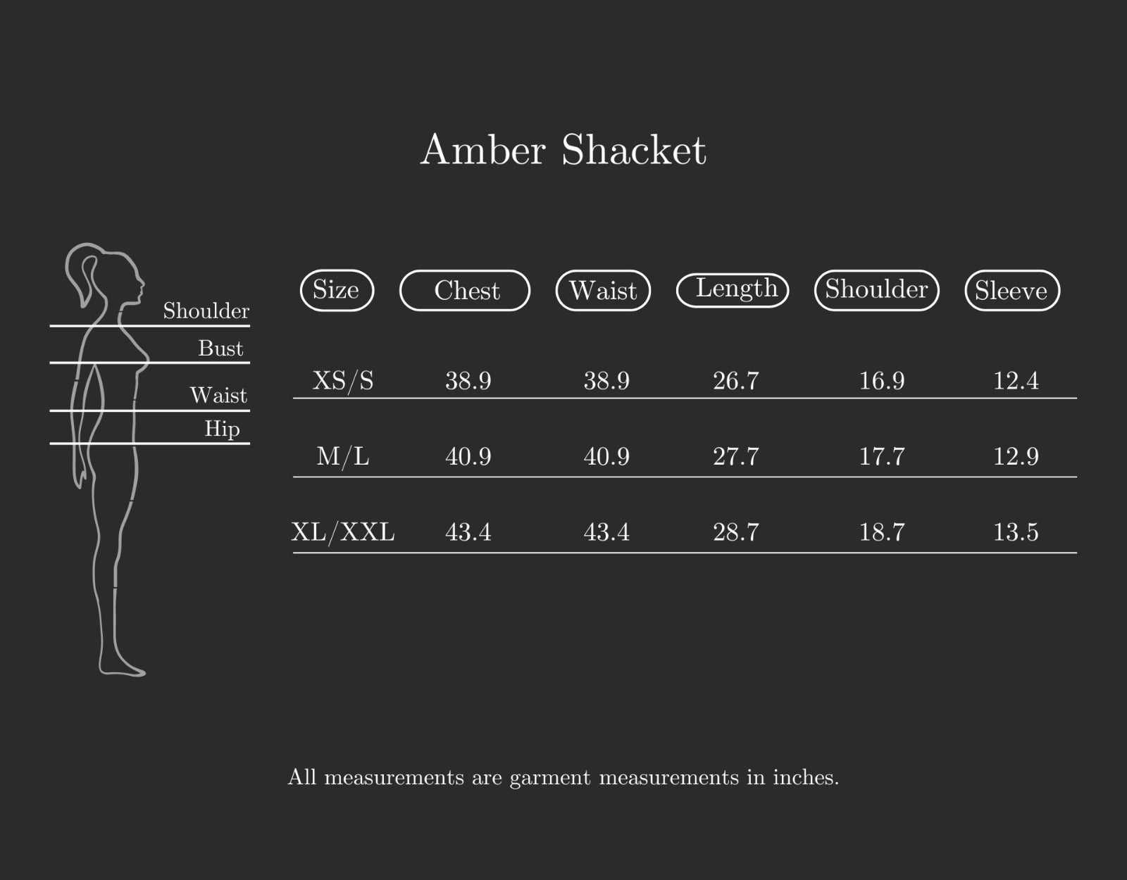 Size Chart (variant 8331393073344)