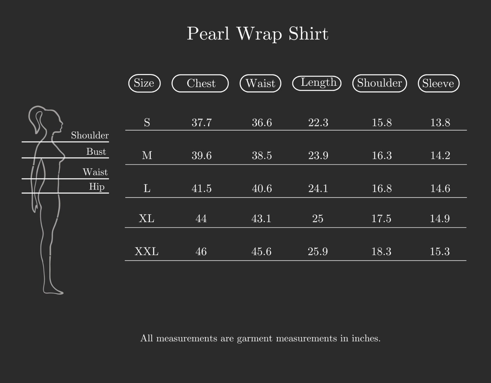 Size Chart (variant 8331399725248)