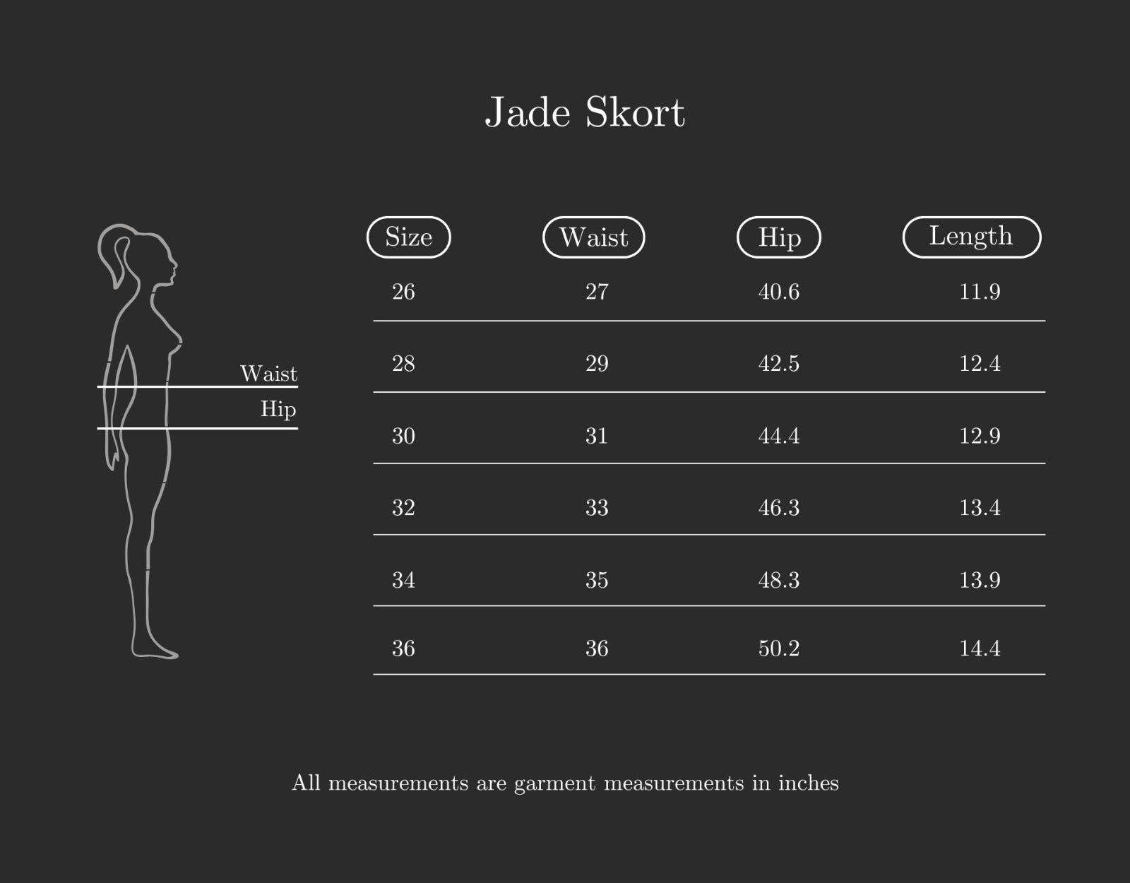 Size Chart (variant 7495455473856)