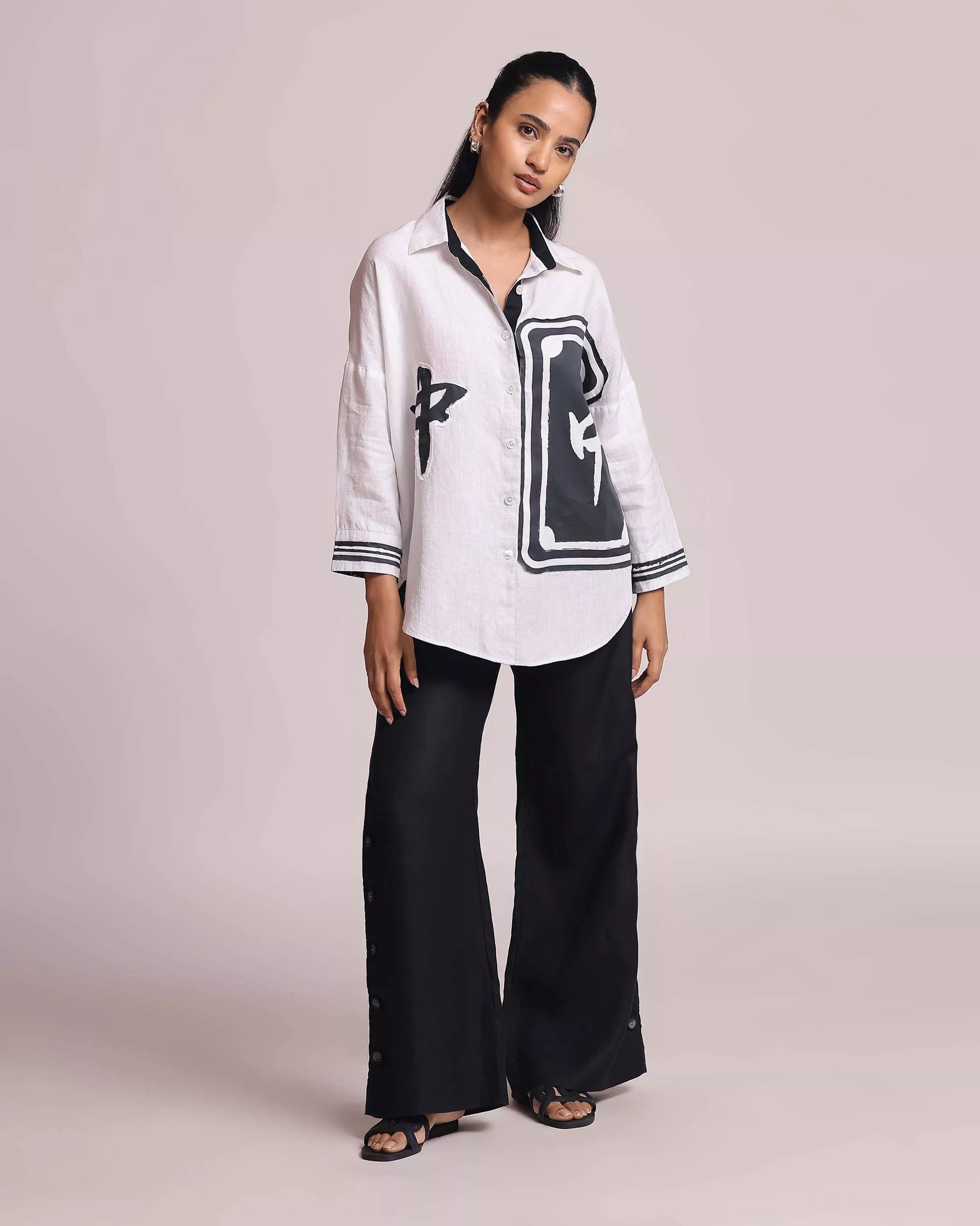 Set of 2: Mahjong Shirt & Marigold Pants