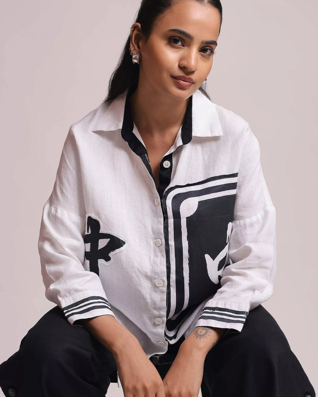 Set of 2: Mahjong Shirt & Marigold Pants