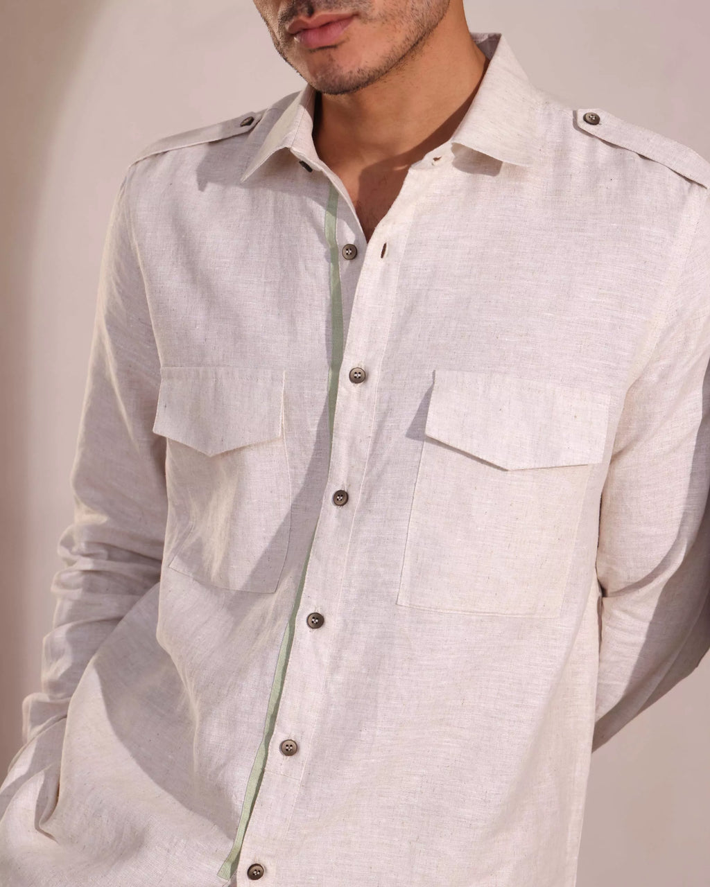 Set of 2: Sequoia Elbow Patch Shirt and Bonzai Shorts