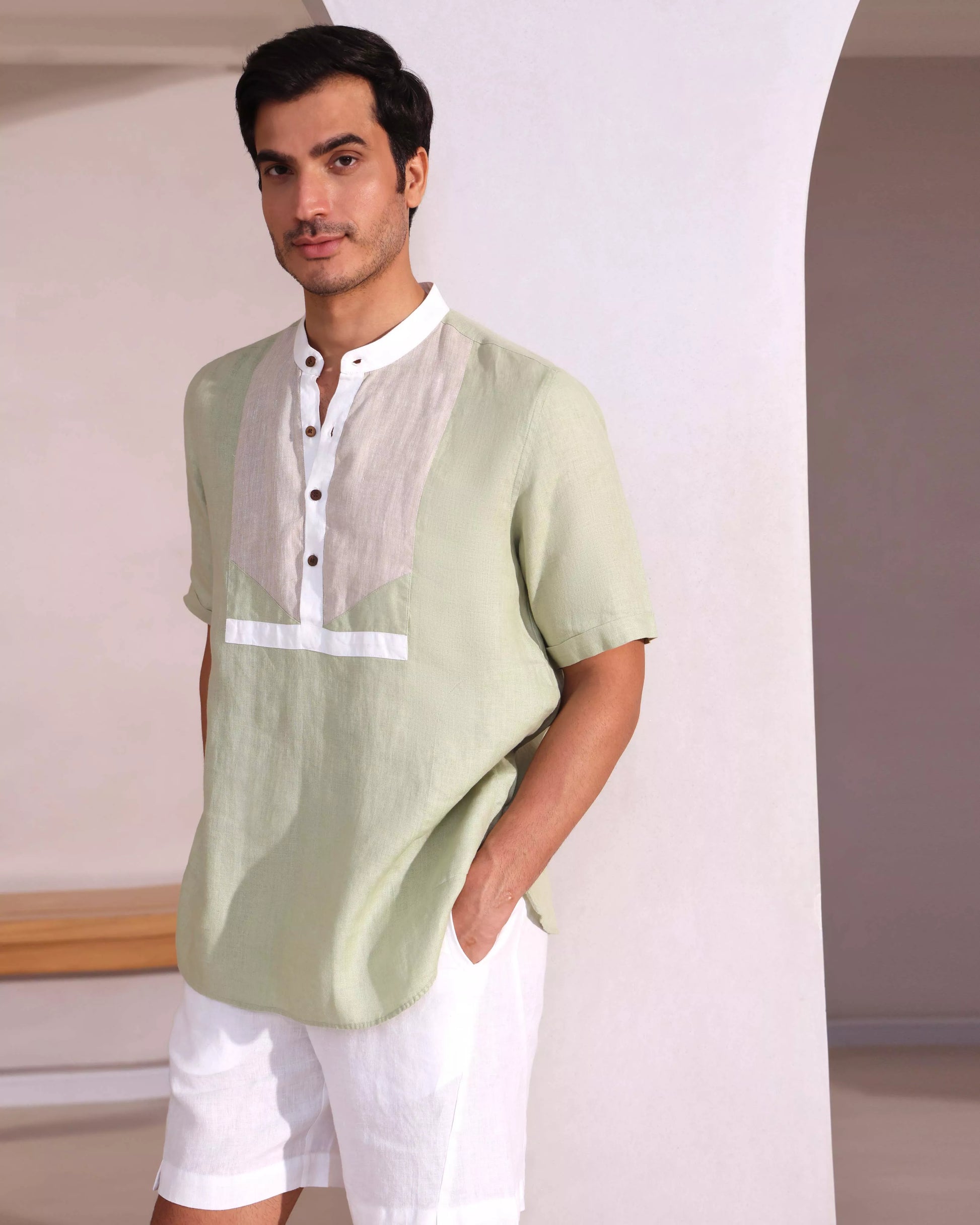 Set of 2: Cypress Shirt and Bonzai Shorts