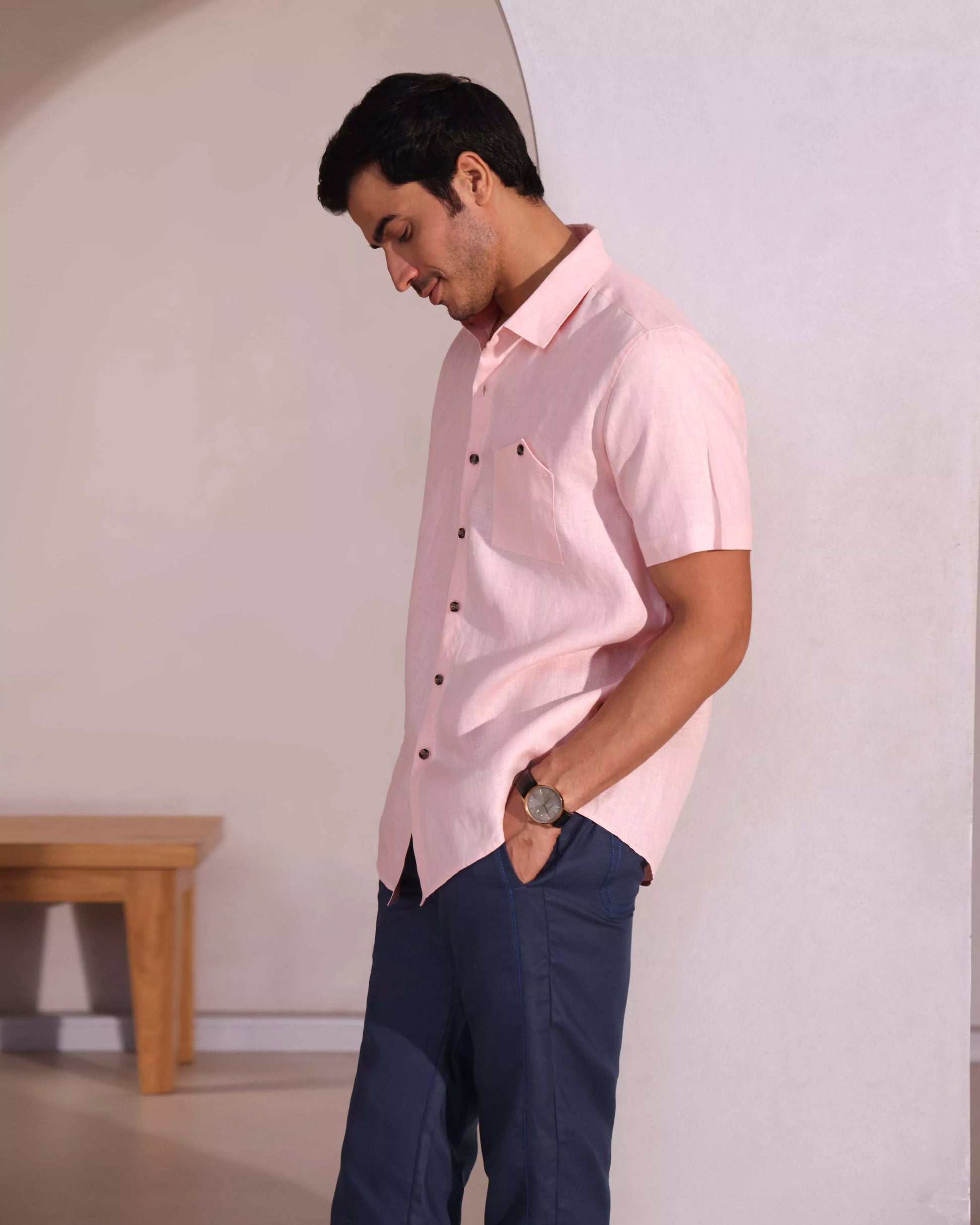 Set of 2: Burrow Half Sleeve Shirt and Cedar Pants