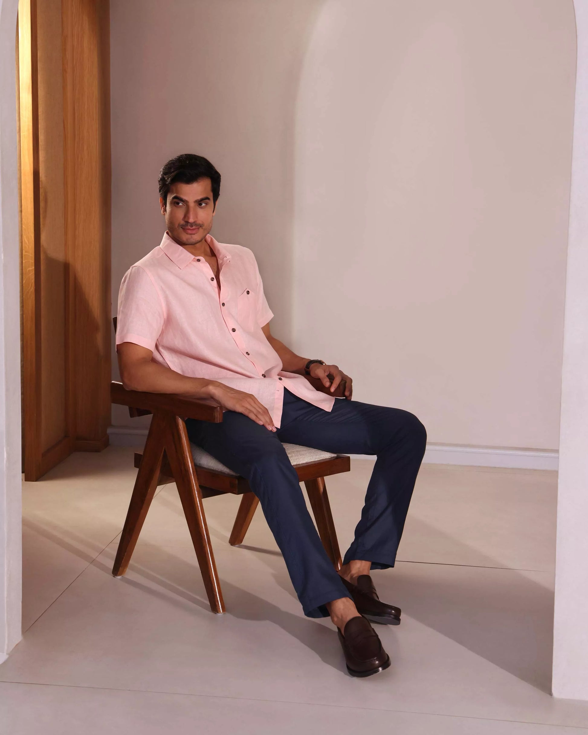 Set of 2: Burrow Half Sleeve Shirt and Cedar Pants