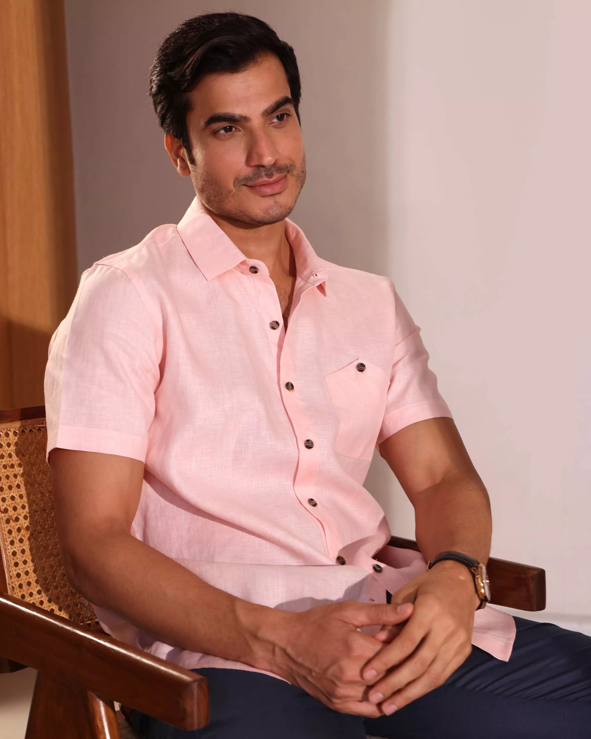 Set of 2: Burrow Half Sleeve Shirt and Cedar Pants