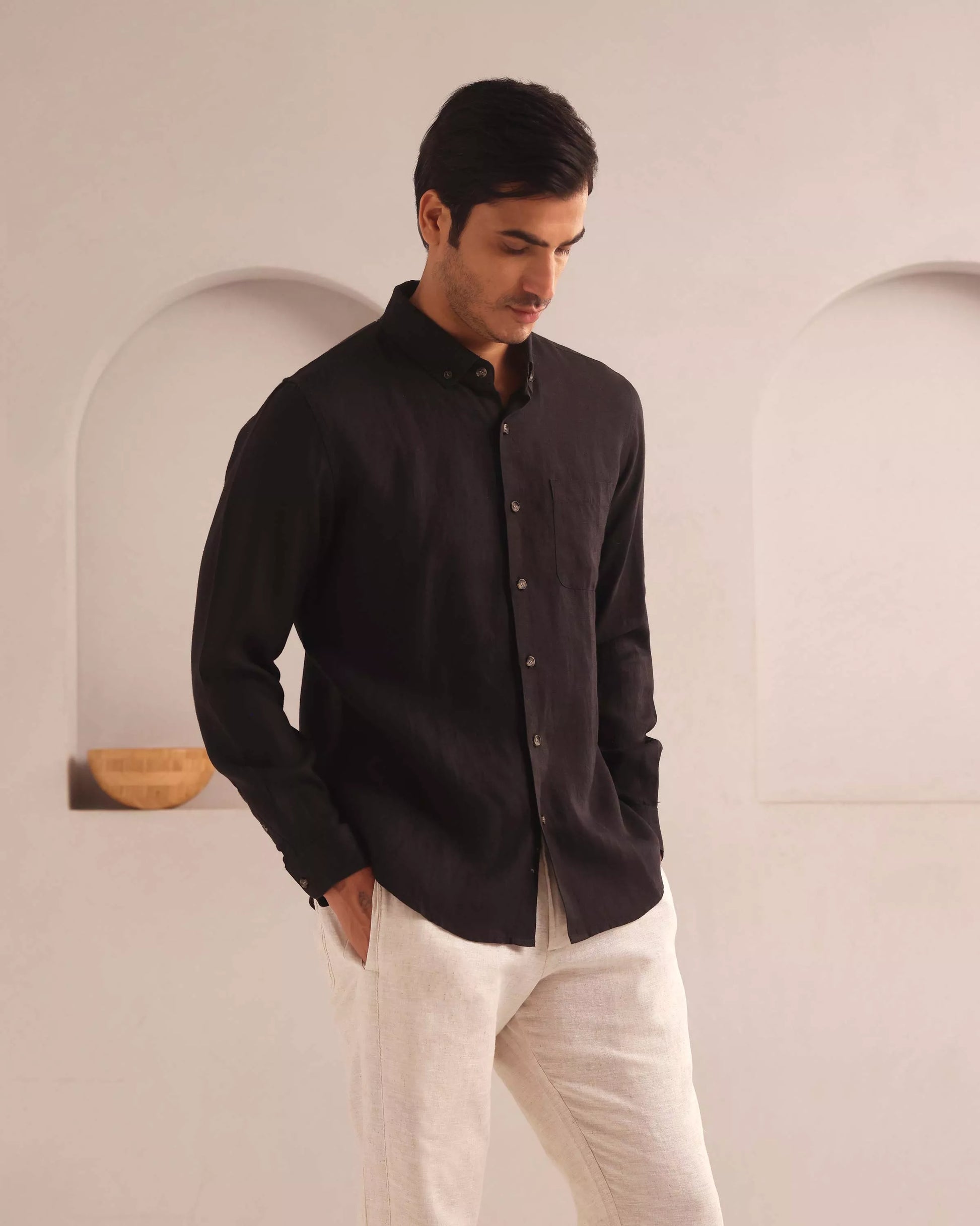 Set of 2: Velocity Buttondown Shirt and Cedar Pants