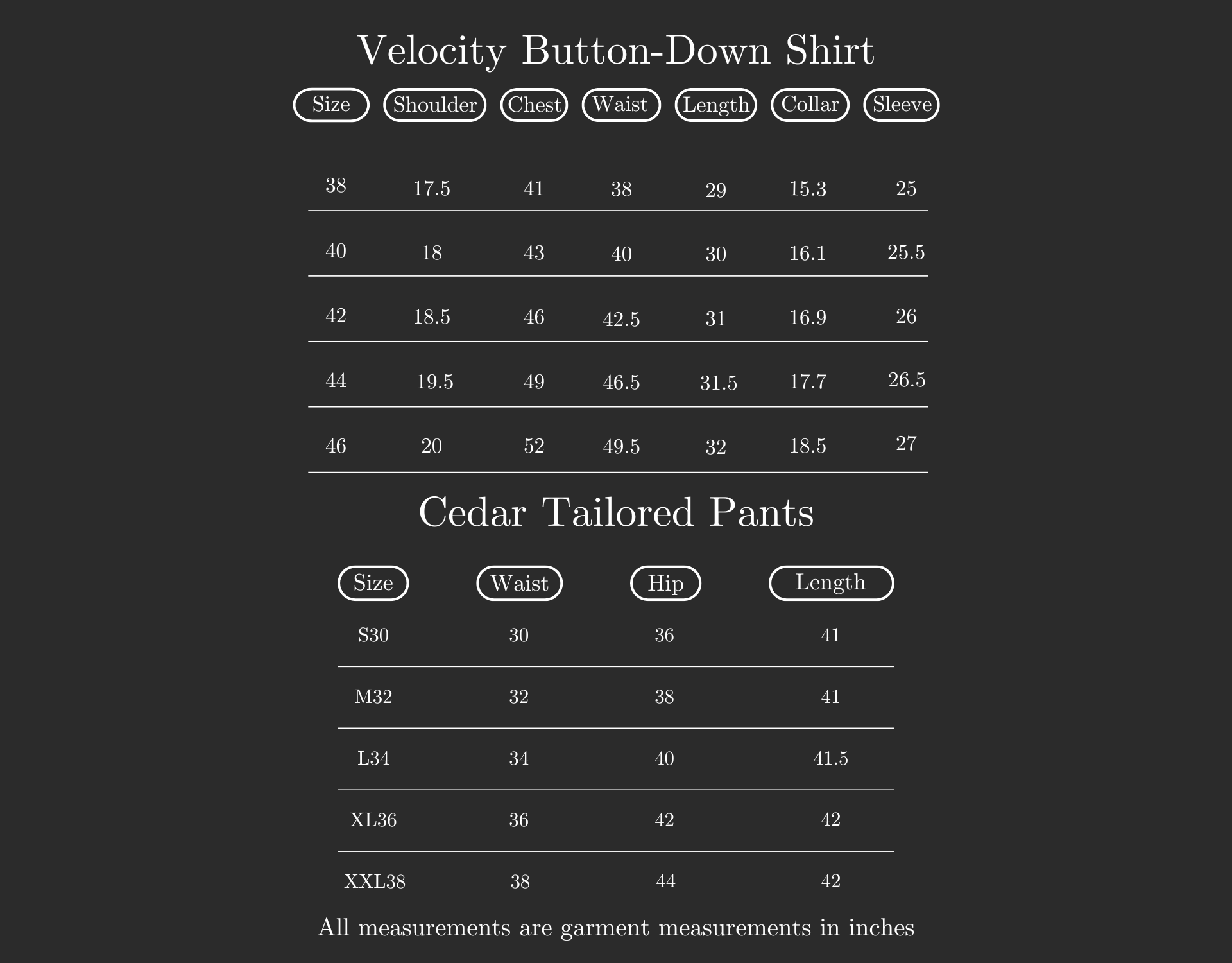 Size Guide Image