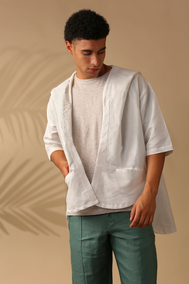 Banyan Gender Fluid Jacket - White