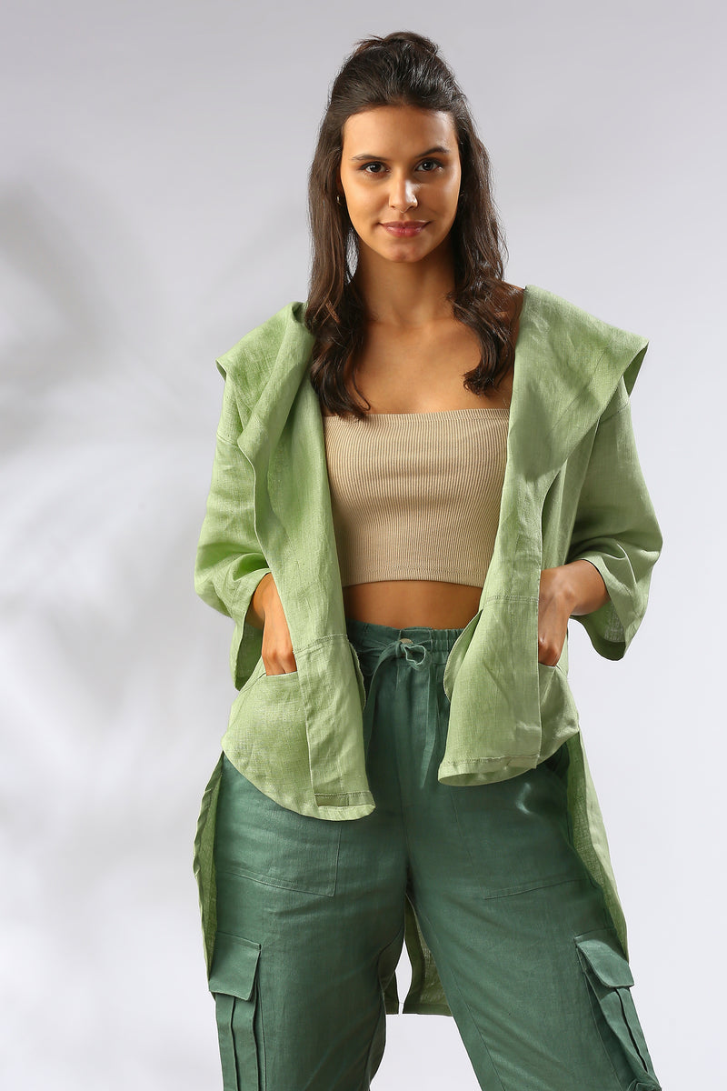 Banyan Gender Fluid Jacket - Sage Green