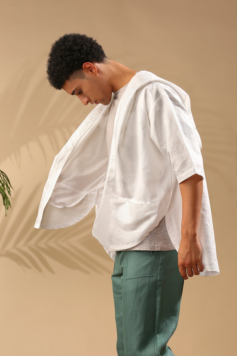 Banyan Gender Fluid Jacket - White