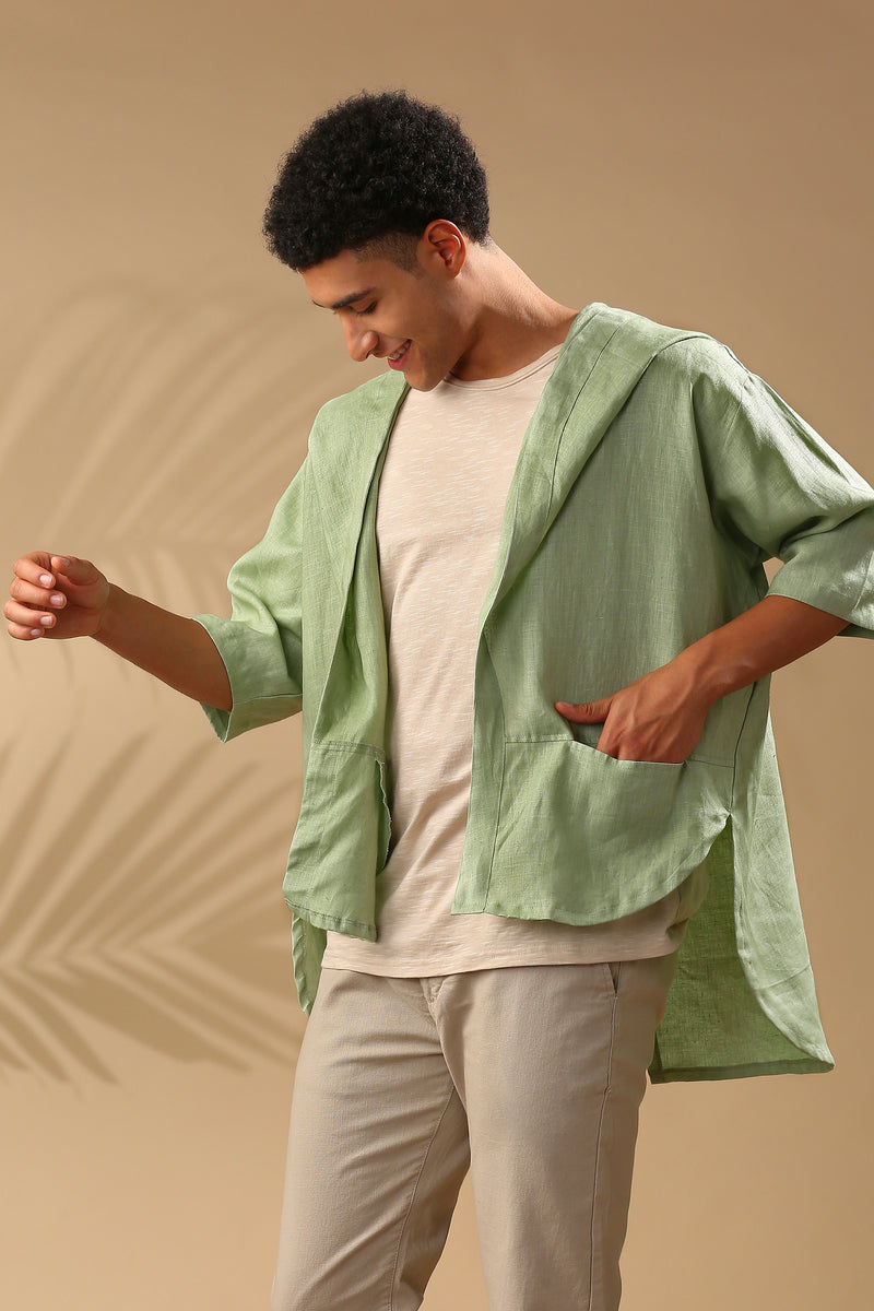 Banyan Gender Fluid Jacket - Sage Green