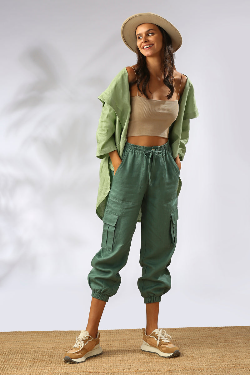 Banyan Gender Fluid Jacket - Sage Green